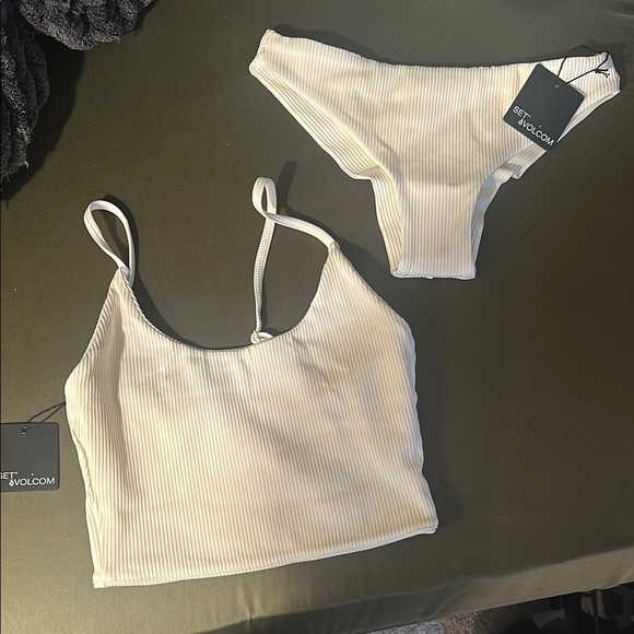 SET Active Cream Ribbed Bikini Set - Picture 2 of 5
